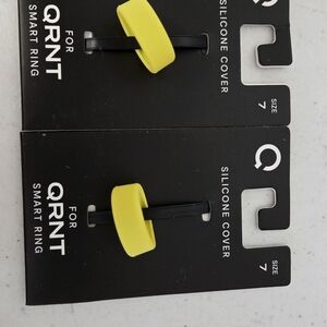 QRNT Yellow Silicone Smart Ring Cover